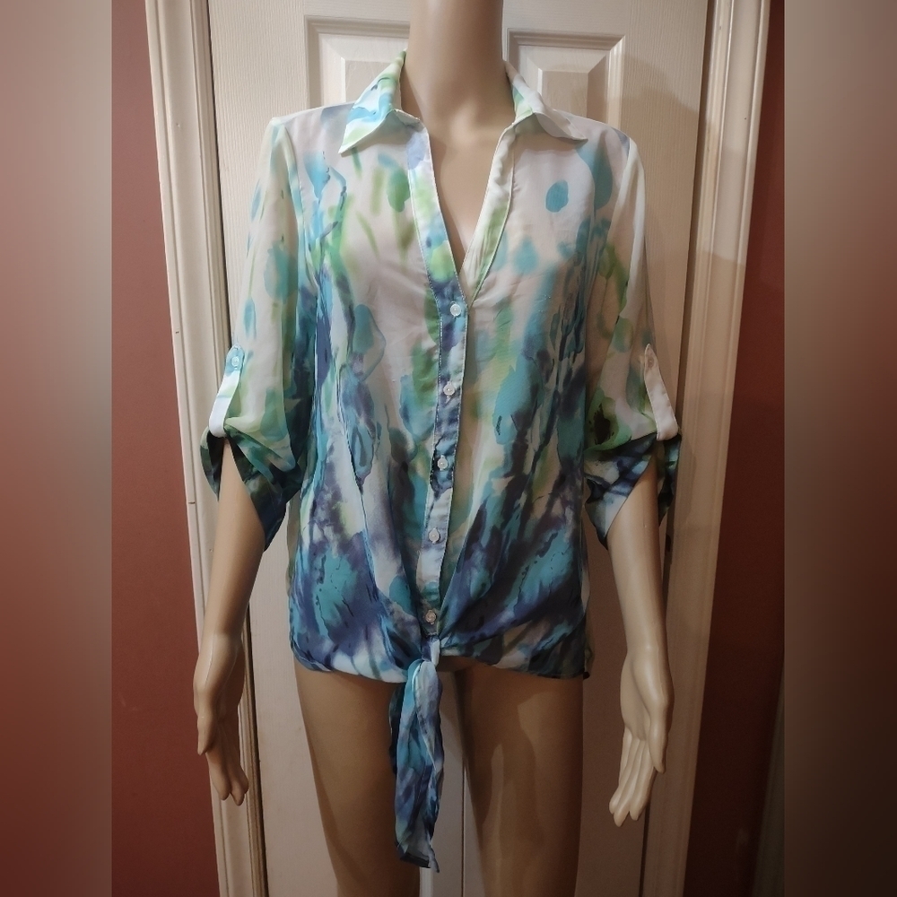 Rendezvous Women's size medium blouse shirt top